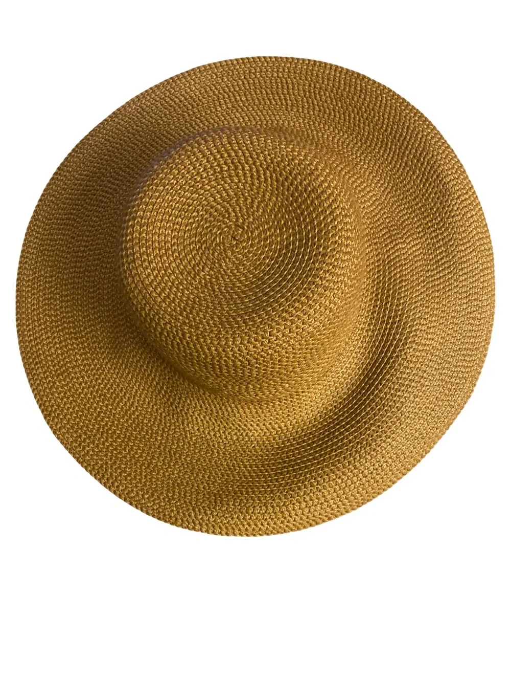 Wide Brim Straw Sun Hat in Brown - Picture 2 of 3